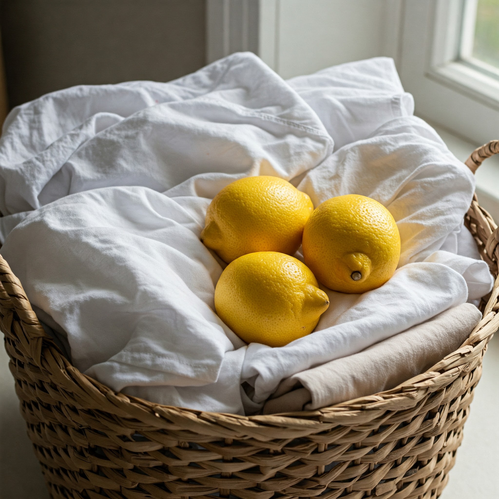 Lemon Laundry Basket